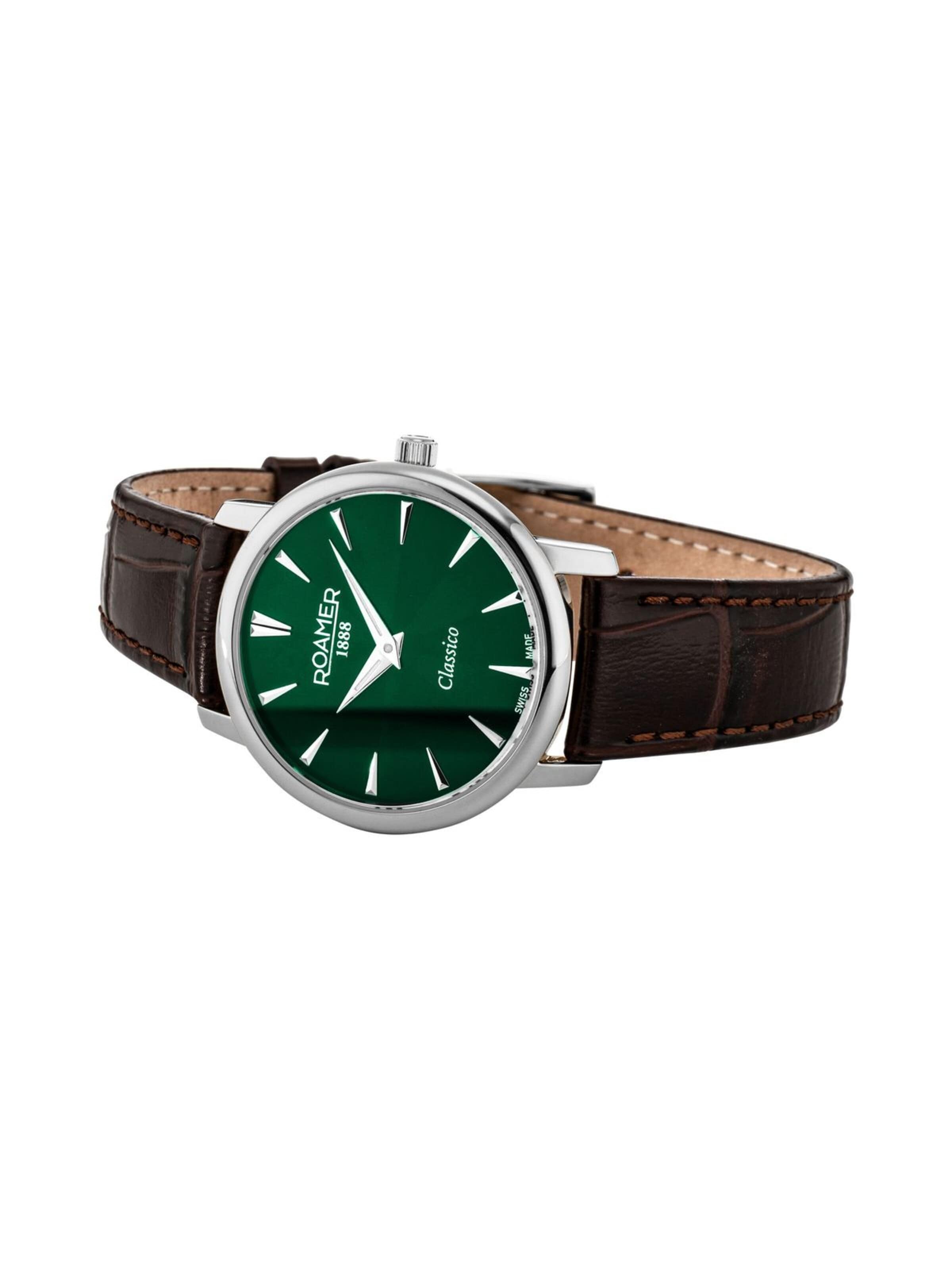 Roamer Analoog horloge 'Classico' in Groen