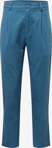 ABOUT YOU x Alvaro Soler Regular Pants 'Lorenzo' in Blue: front