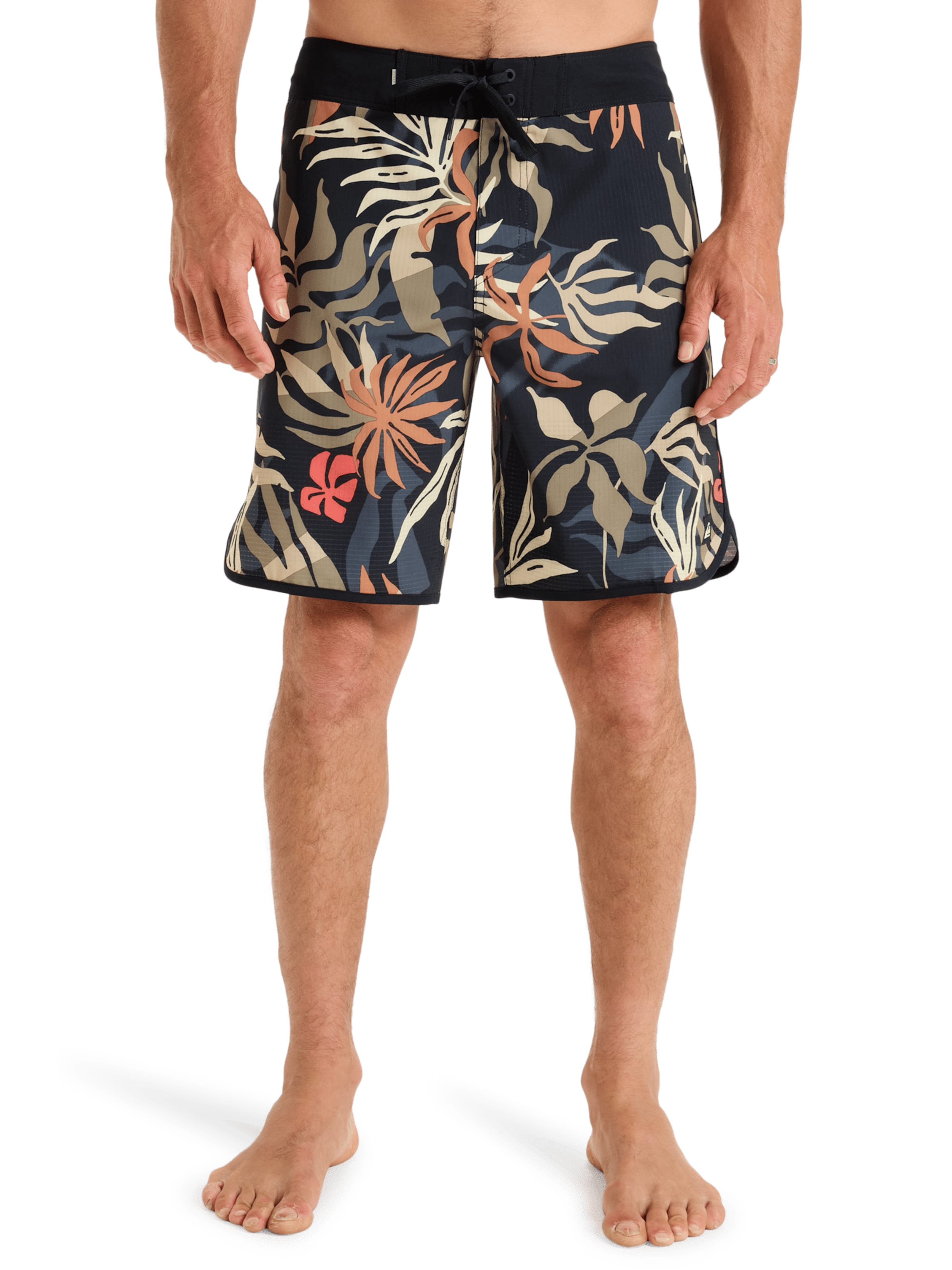 QUIKSILVER Boardshorts 'Scallop 19' in Schwarz: Vorderseite