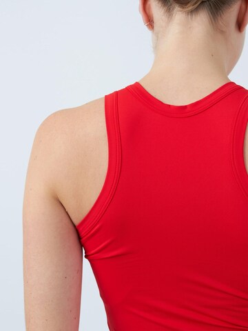 SPORTKIND Sporttop 'Tanktop High Neck'‌‌‌‌‌‌‌‌‌‌ in Rot