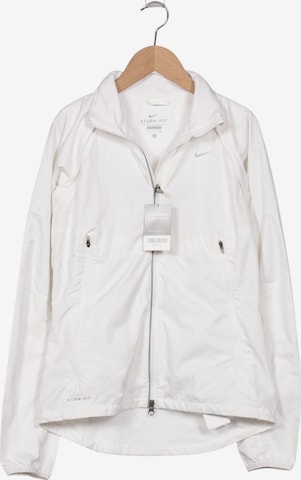NIKE Jacke S in Weiß: Vorderseite