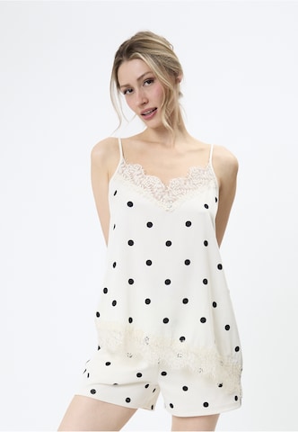 OH APRIL Top 'Tami' in White: front