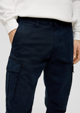Regular Pantalon cargo s.Oliver en bleu