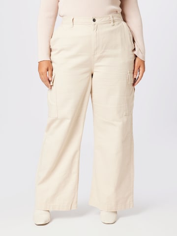 Cotton On Curve Regular Cargo Pants 'BOBBIE' in Beige: front