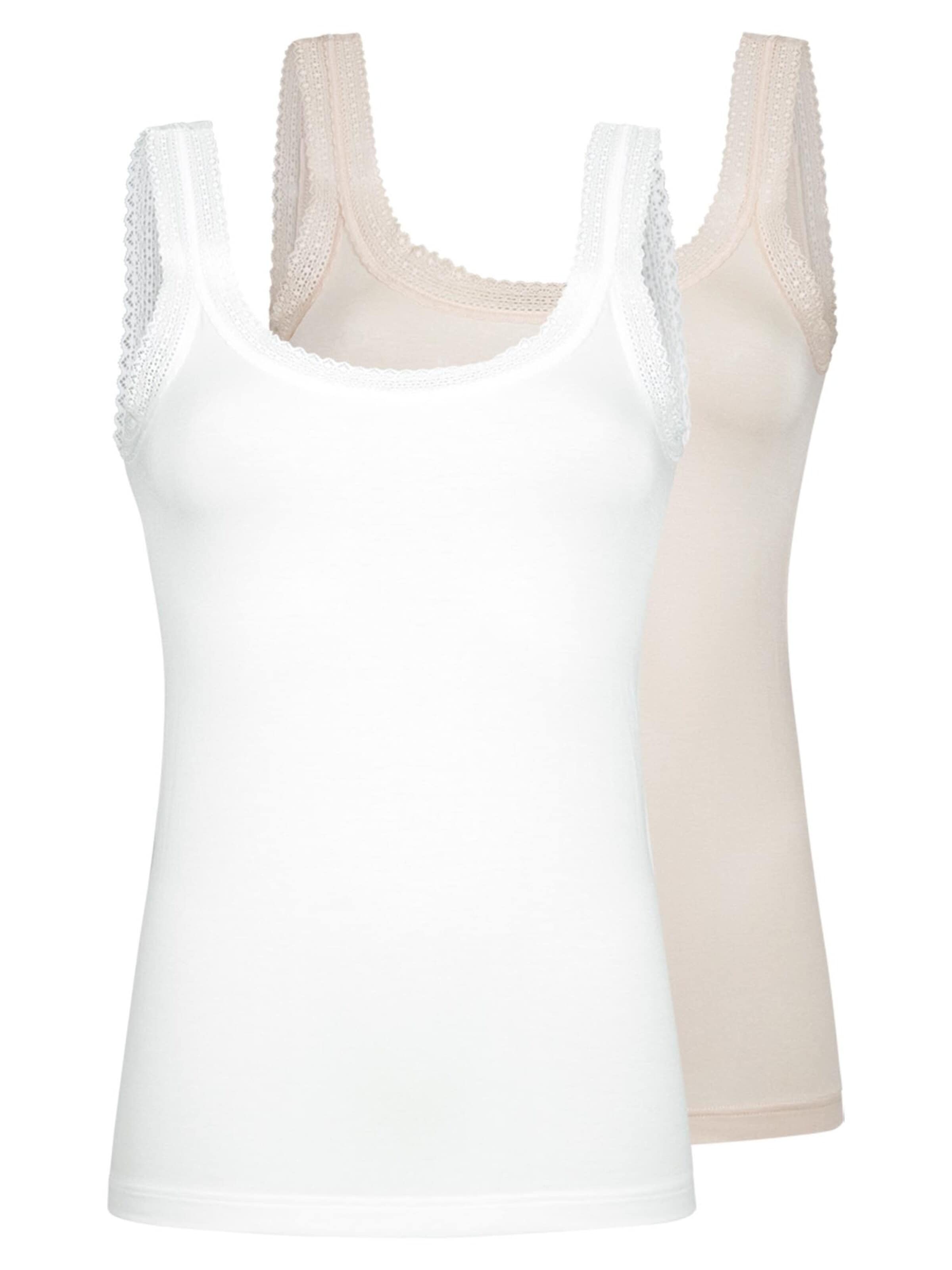 Mey Unterhemd 'Modal Lace'‌‌‌‌‌‌‌‌ in Beige: Vorderseite