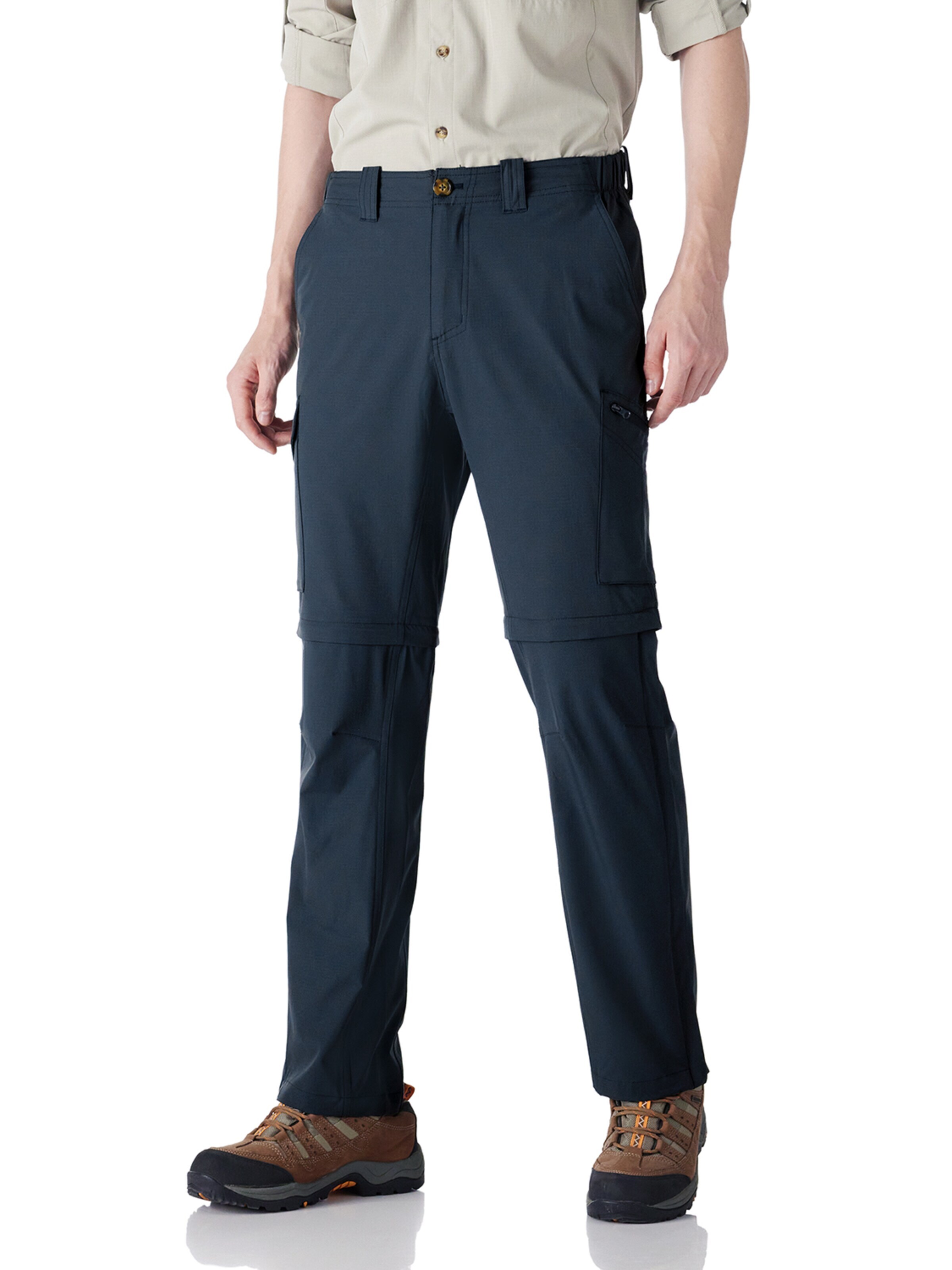 33,000ft Regular Pants '33,000ft Men's Hiking Trousers' in Blue: front