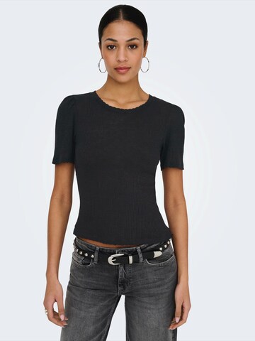 Tricou de la ONLY pe negru: față