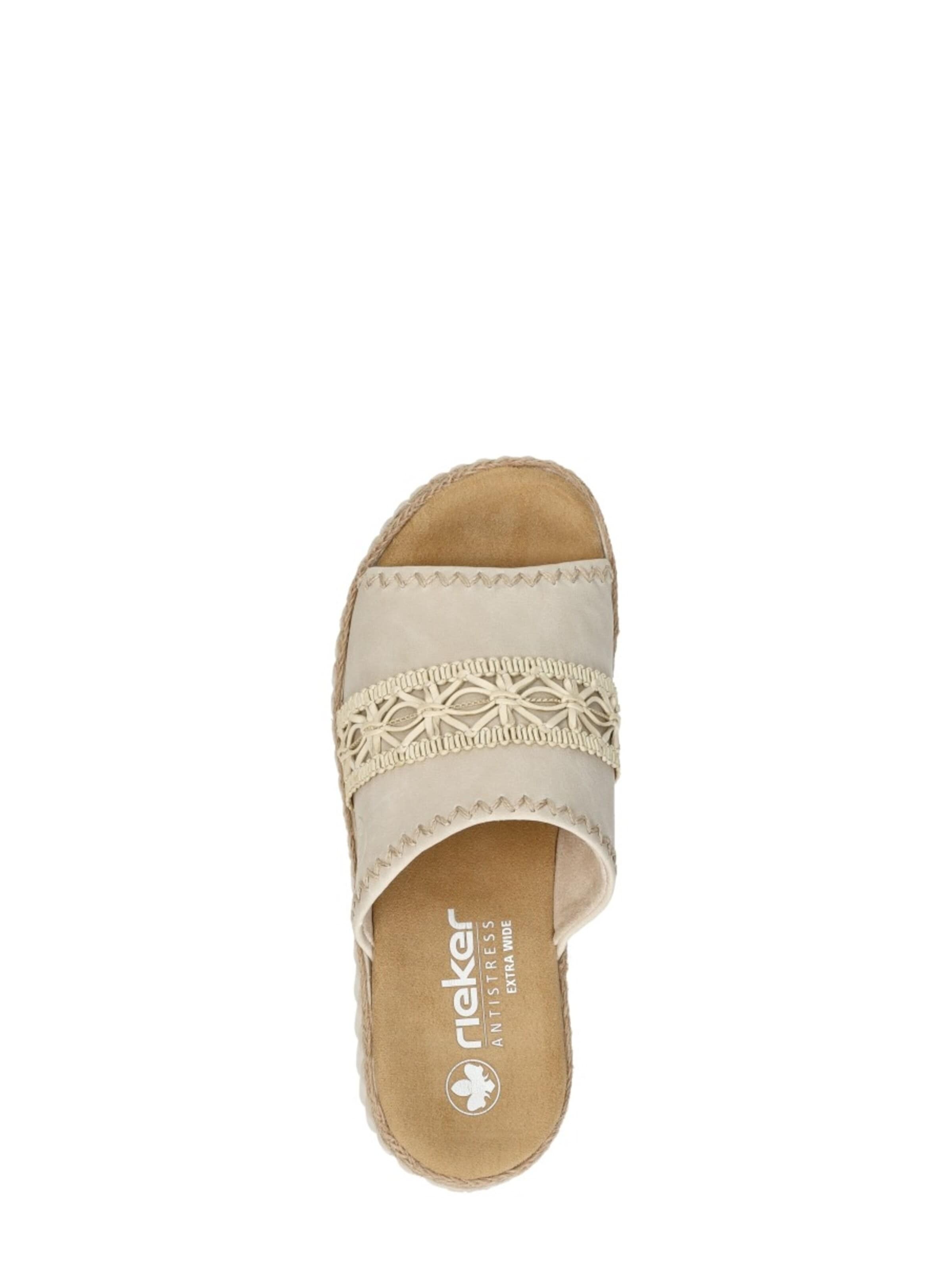 Rieker Muiltjes 'Open Teen' in Beige