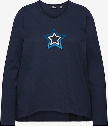 Ulla Popken Shirt in Blau: Vorderseite