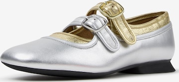 Ballerines à lanières 'Casi Myra' CAMPER en argent : devant