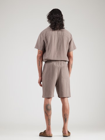 Only & Sons Loose fit Pants 'ONSFADE' in Brown