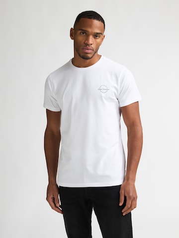 Petrol Industries Majica | bela barva: sprednja stran