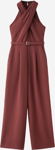MANGO Jumpsuit 'Jane' in Rood: voorkant