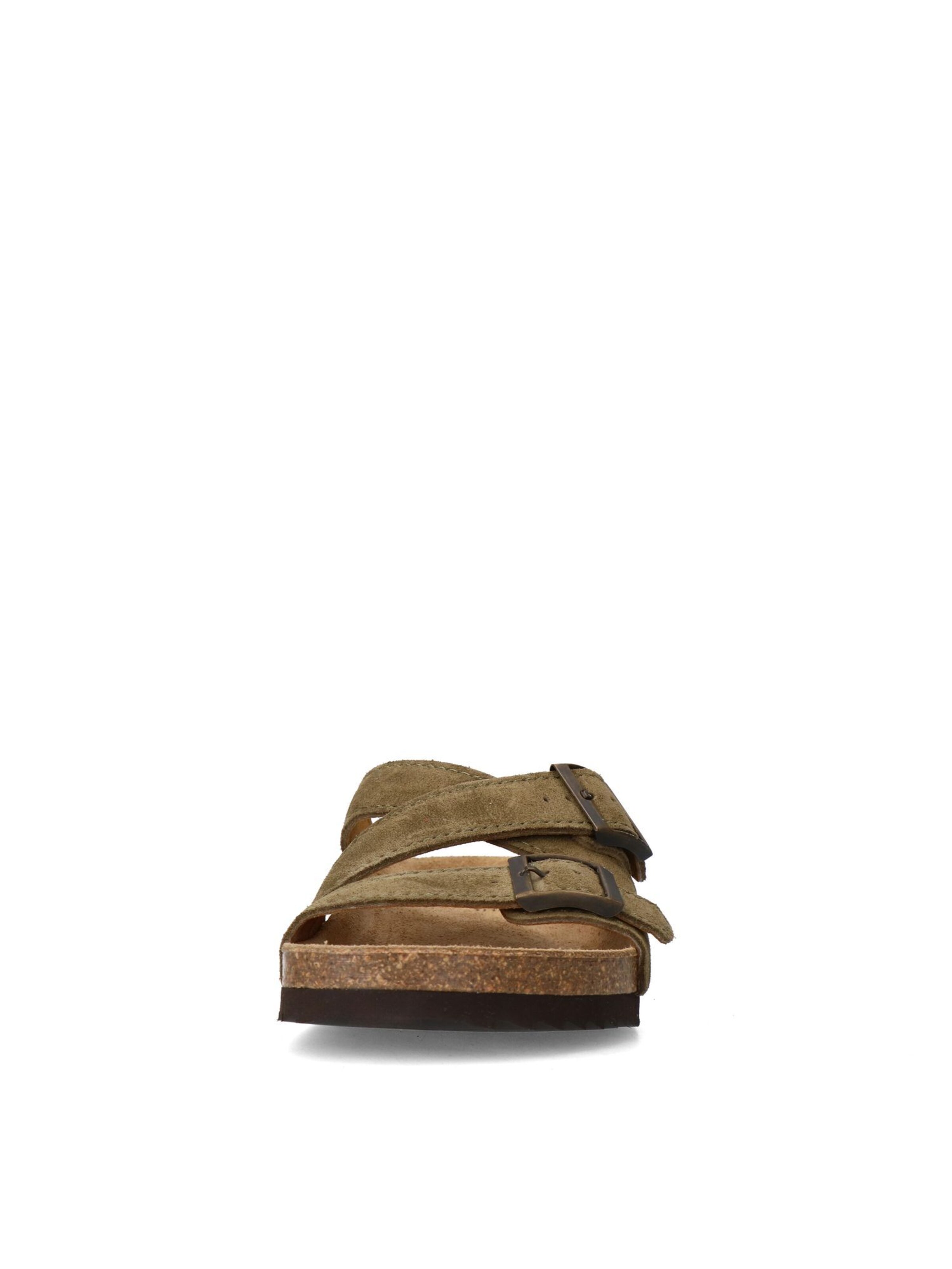 MANFIELD Pantolette in Grün