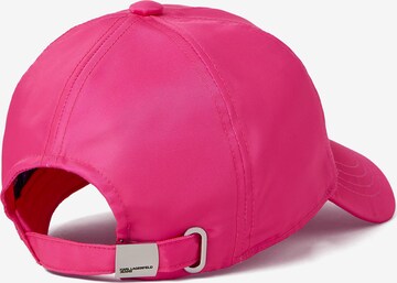 Karl Lagerfeld Cap in Pink