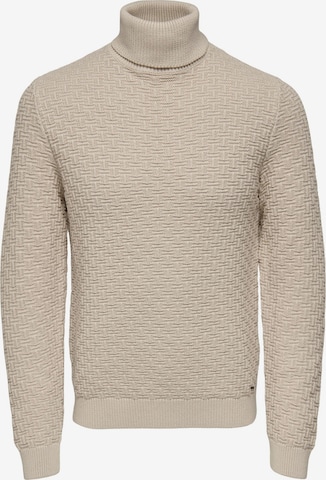 Only & Sons Sweater 'Kay' in Beige: front