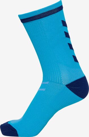 Chaussettes 'ACTION' Hummel en bleu : devant