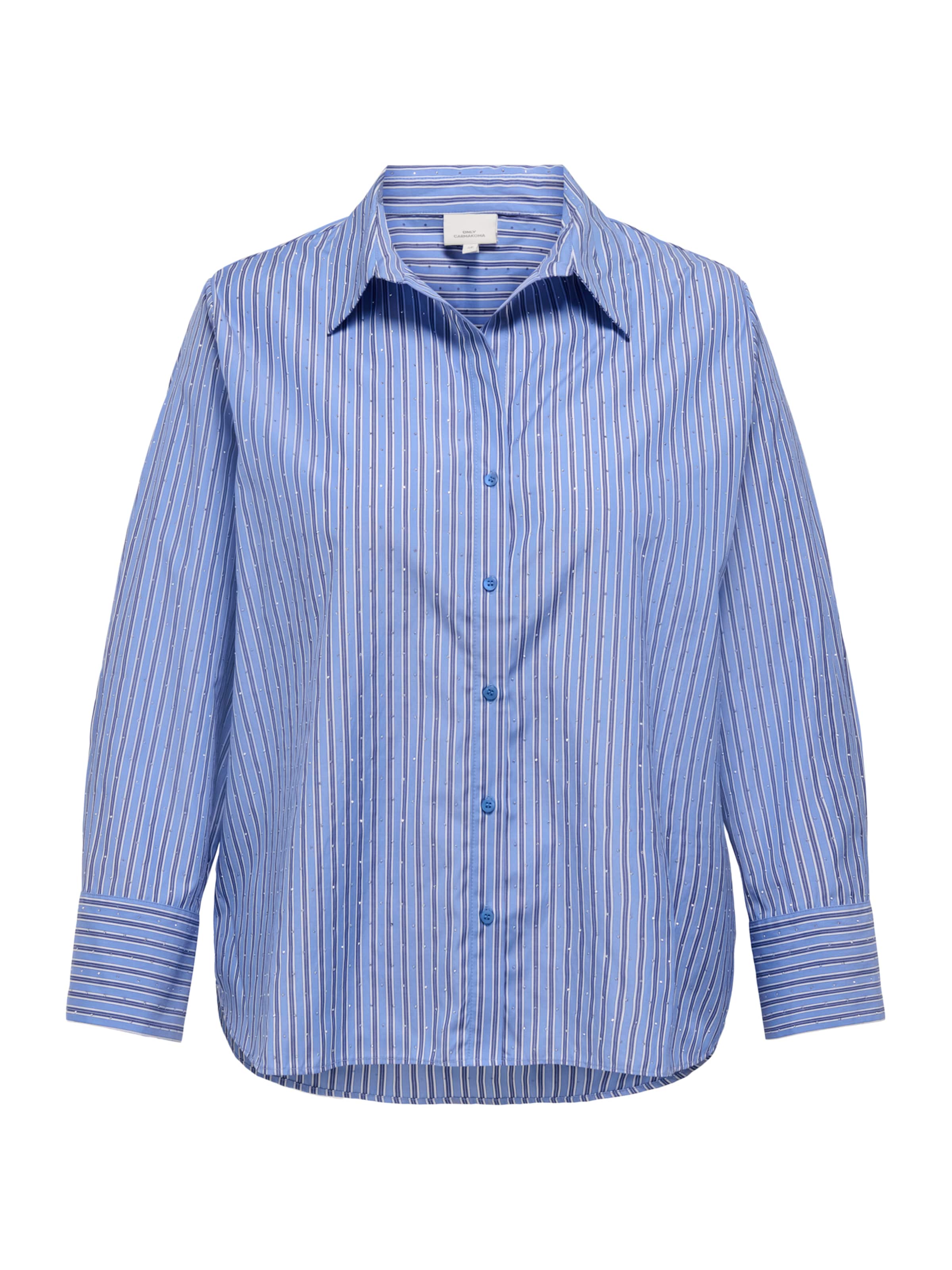 ONLY Carmakoma Μπλούζα 'CAROregon' σε μπλε: μπροστά