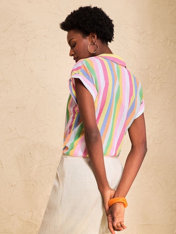 love & roses Blúz - rózsaszín