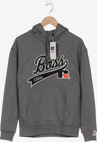 BOSS Sweatshirt & Zip-Up Hoodie in XS in Grey: front