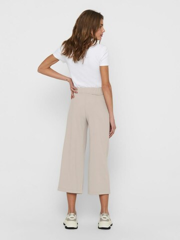 JDY Wide leg Pleat-Front Pants 'Geggo' in Grey