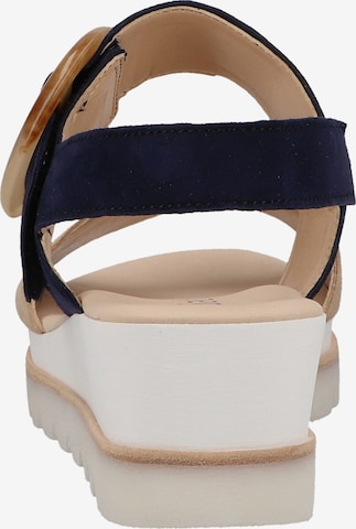 GABOR Sandalen met riem in Blauw