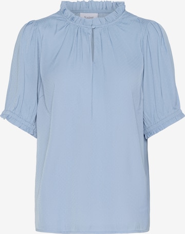 SAINT TROPEZ Bluse 'SZBriana' i blå: forside