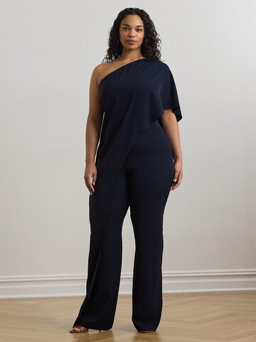 Lauren Ralph Lauren Plus Jumpsuit in Blue: front