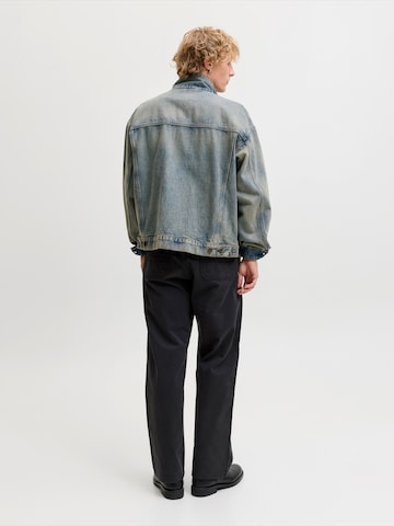 JACK & JONES Loosefit Housut 'JWHAlex' värissä musta