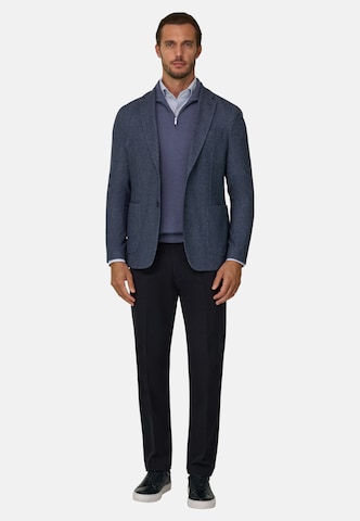Coupe regular Veste de costume Boggi Milano en bleu : devant