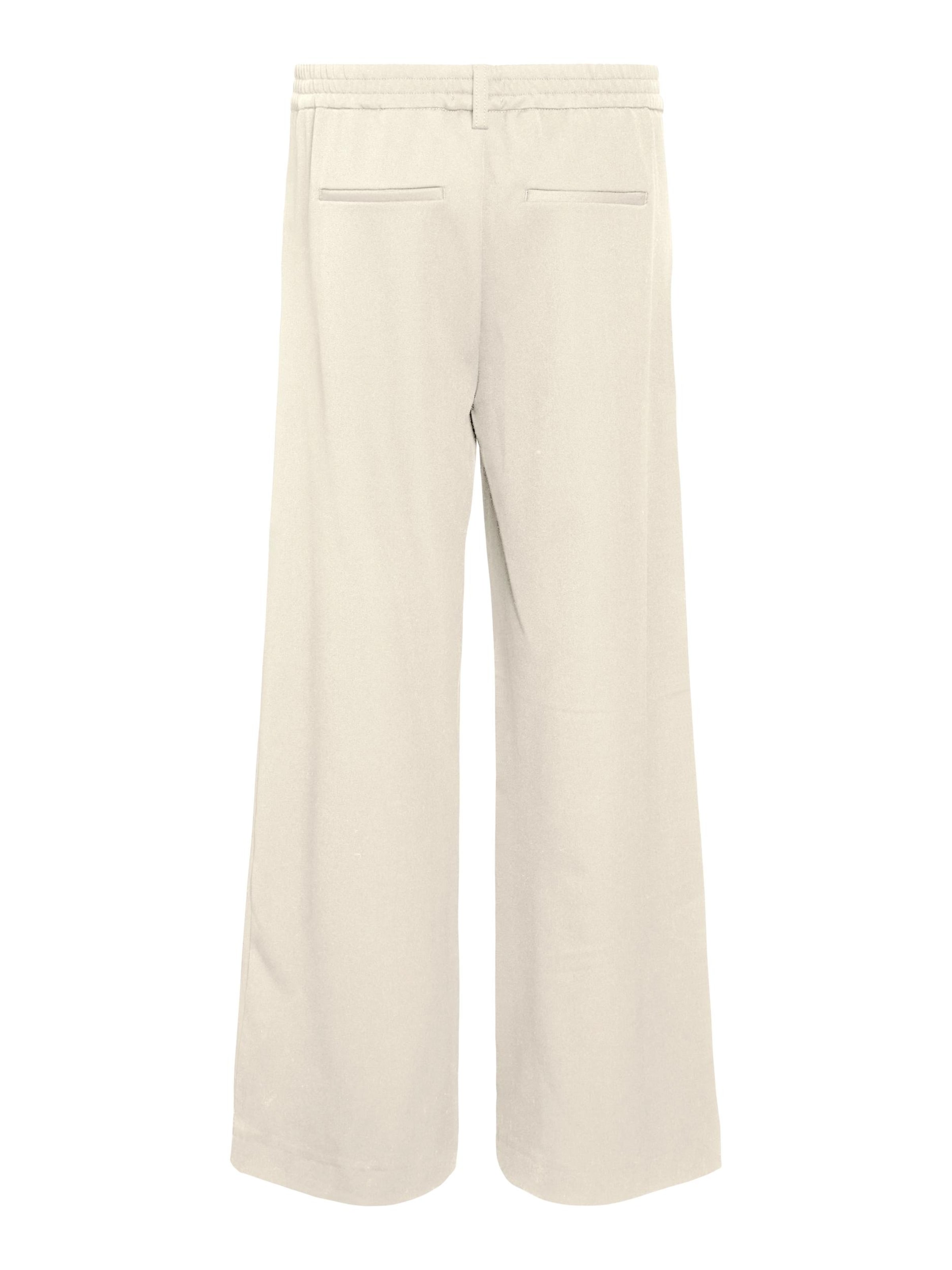 Wide Leg Pantalon 'OBJLisa' OBJECT en beige