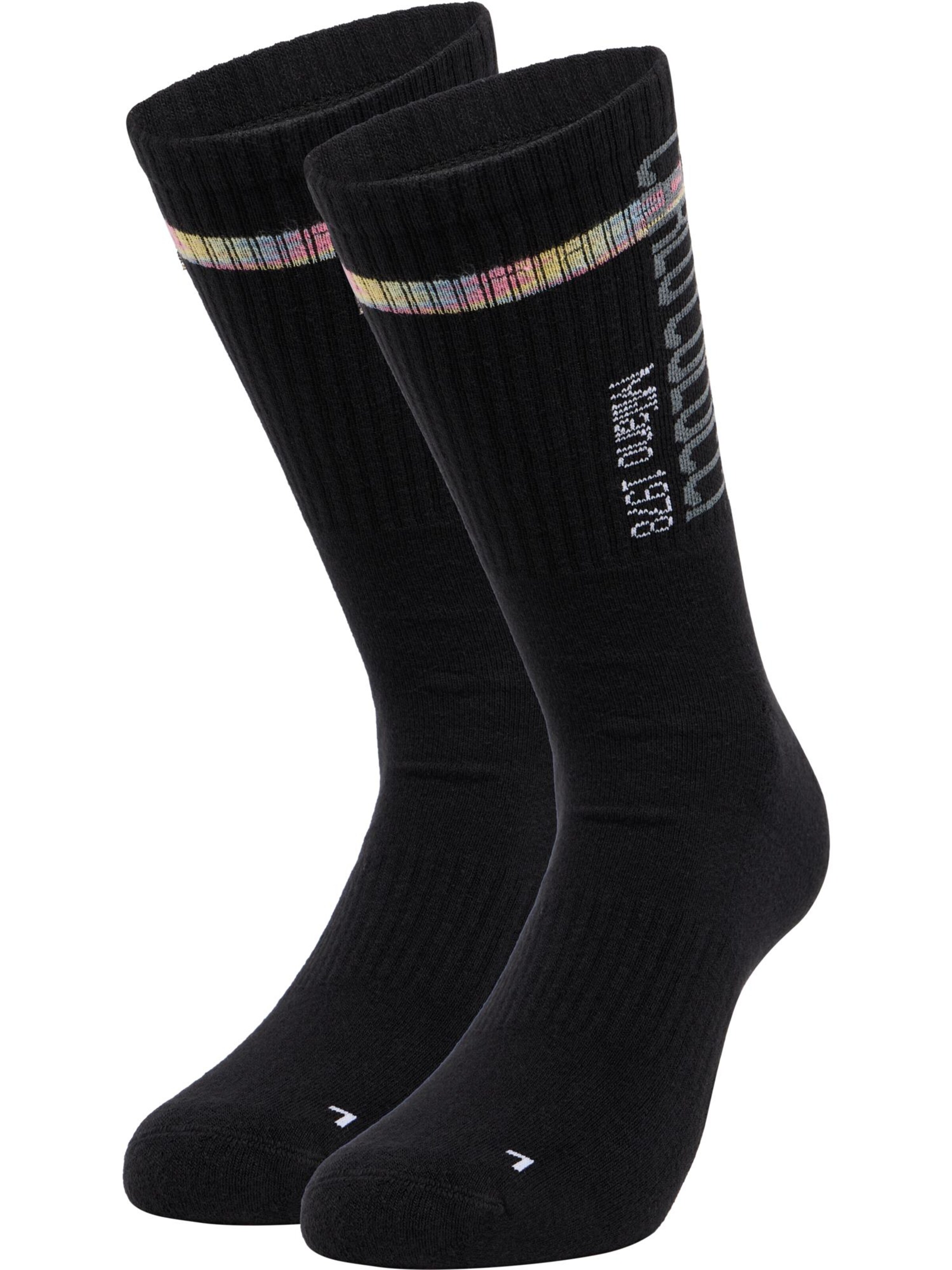 Carlo Colucci Sports socks ' Dian ' in Black