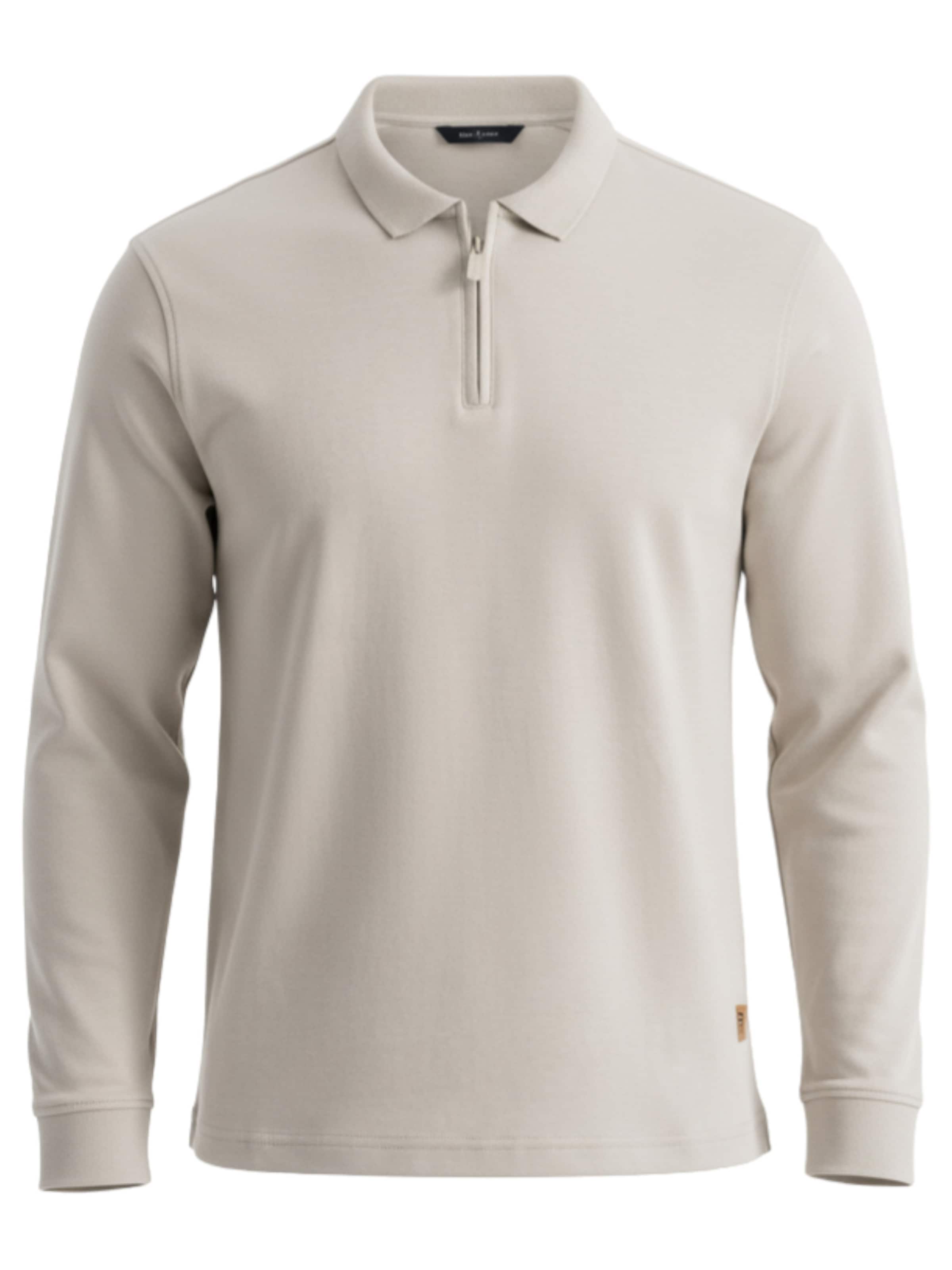 Ombre Shirt 'OM-POLS-0130' in Grijs: voorkant