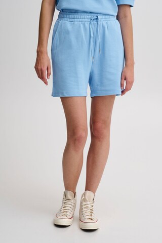 ICHI Regular Shorts 'YARLA' in Blau: predná strana