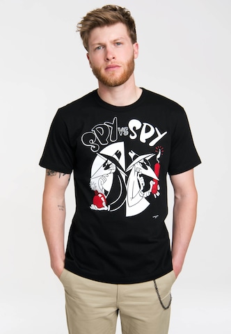 LOGOSHIRT Shirt in Black: front