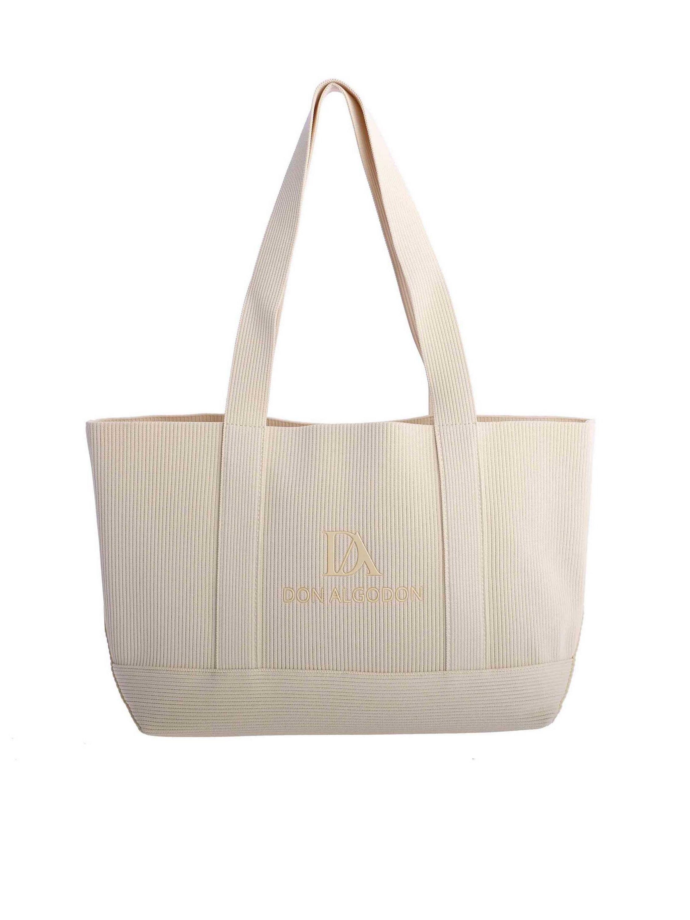 Don Algodon - Shopper 'Sintra' en beige: frente
