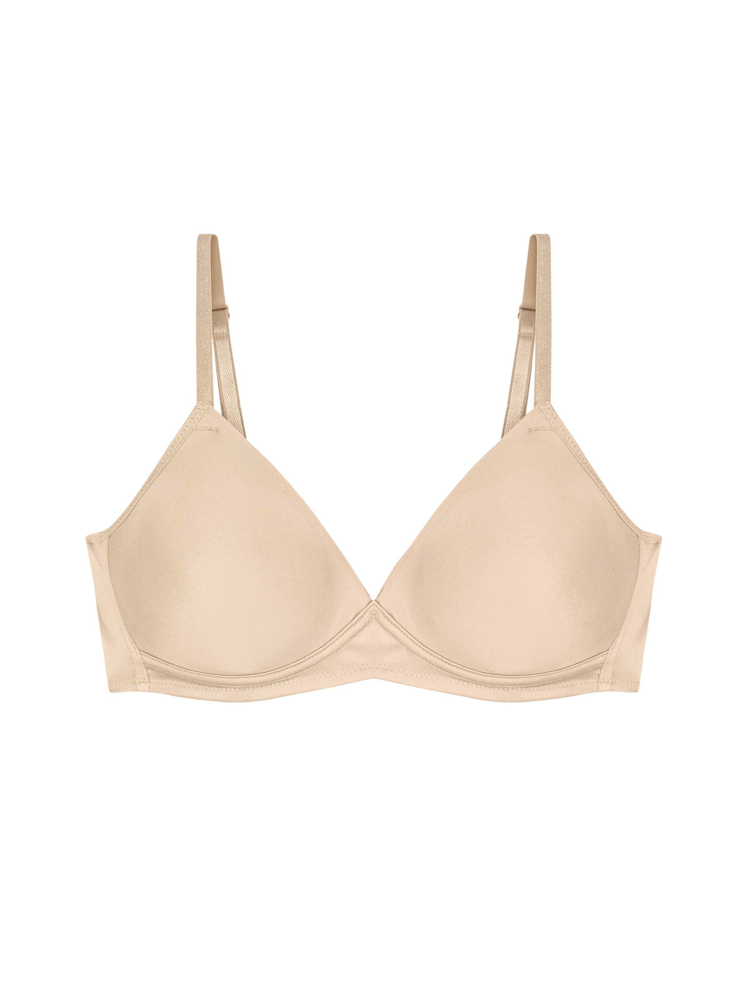 TRIUMPH Triangel BH ' Soft Sensation ' in Beige: voorkant