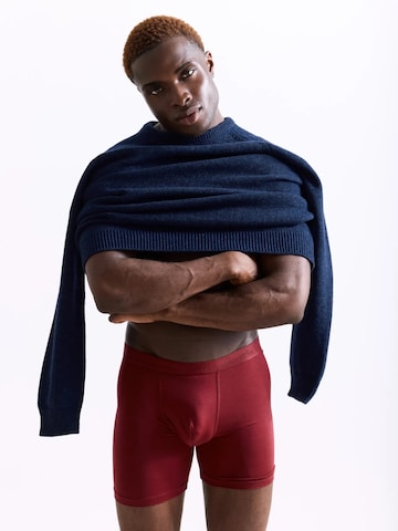 Erlich Textil Boxershorts in Rood: voorkant