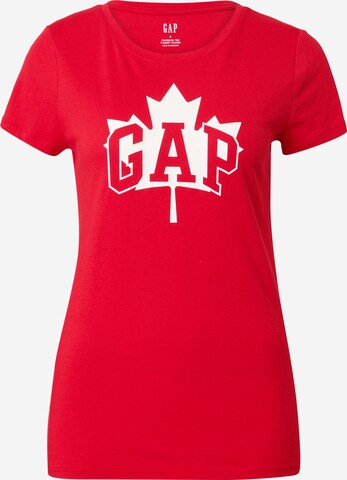 GAP Koszulka w kolorze czerwony: przód
