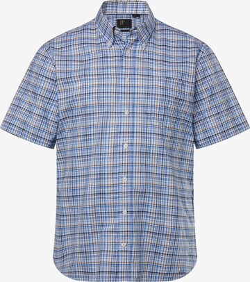 JP1880 Regular fit Button Up Shirt in Blue: front