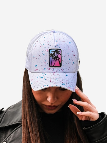 Be52 Cap 'Palms Splash PremiumS'‌‌ in Weiß