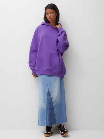 Sweat-shirt Pull&Bear en violet