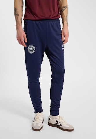 Hummel Slim fit Sports trousers in Blue: front