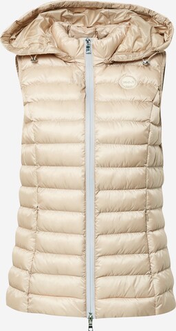 No. 1 Como Vest in Beige: front