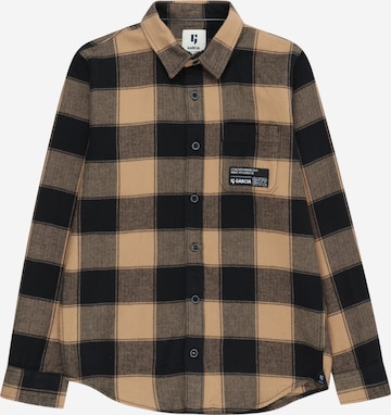 GARCIA Regular fit Button Up Shirt in Beige: front