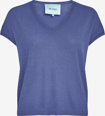 minus Top 'Carlina' in Blue: front