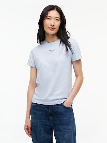 Tricou 'CLASSIC' de la Tommy Jeans pe albastru: față