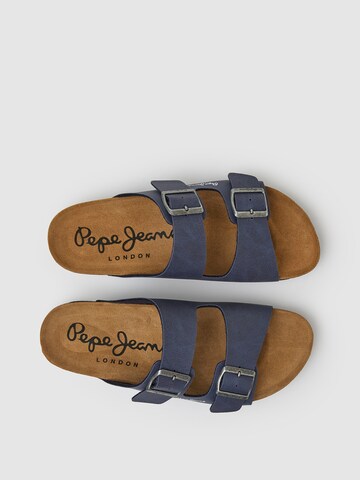 Pepe Jeans Mule 'Double Chicago' in Blue