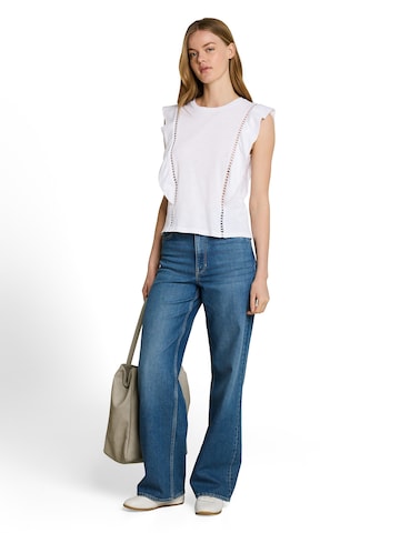 Maglietta di TOM TAILOR DENIM in bianco