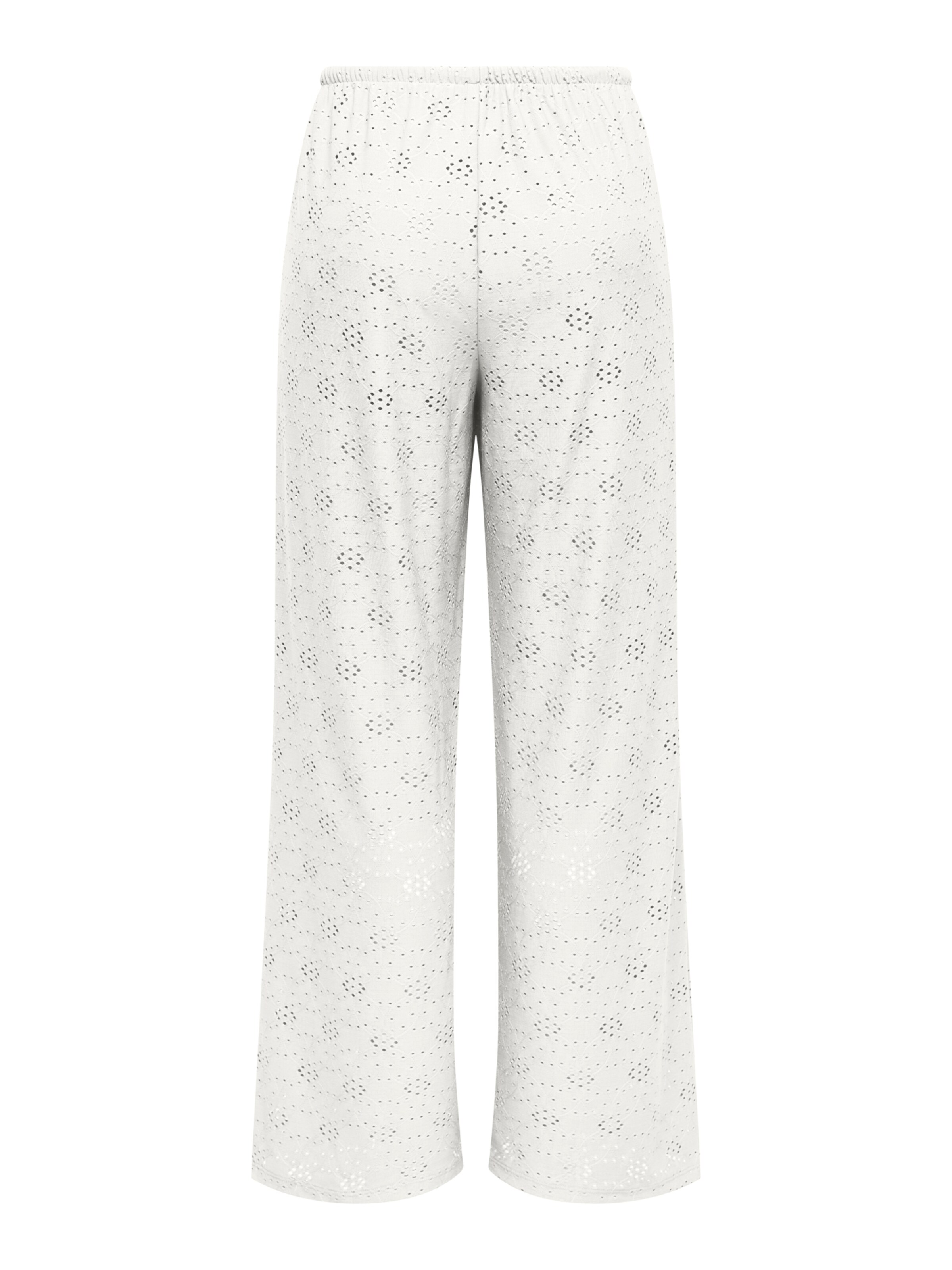 Largi Pantaloni 'ONLSMILLA' de la ONLY pe alb